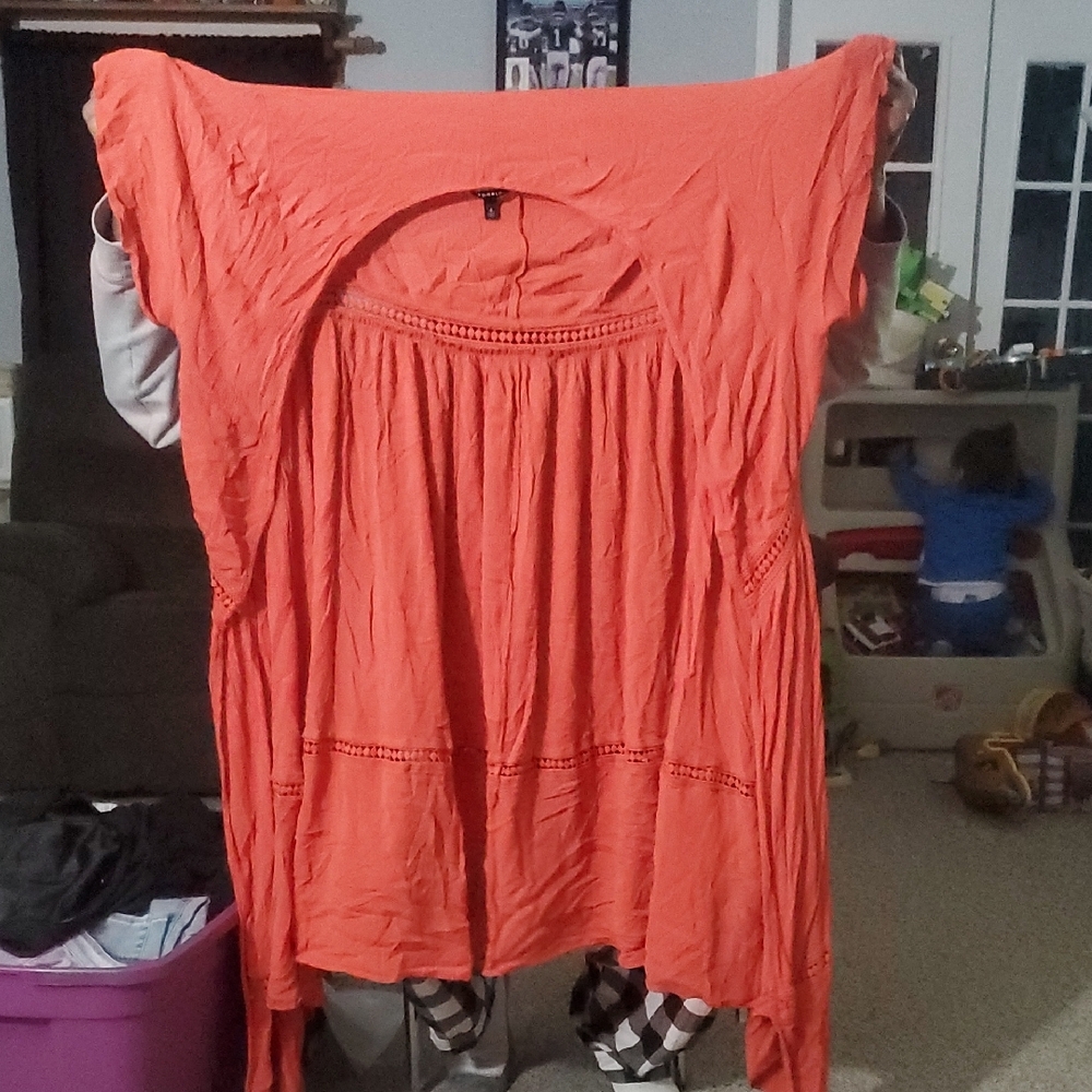 Free People Coral Tunic Dress